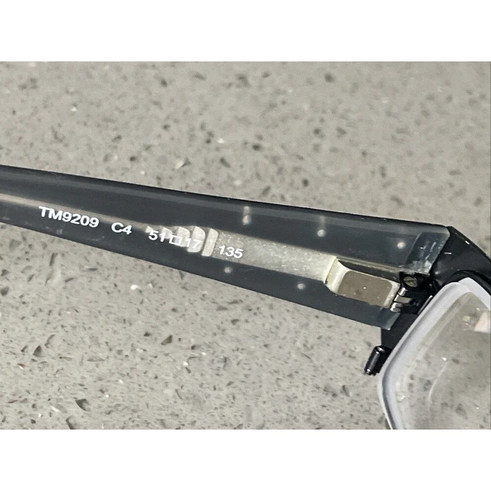 Thierry Mugler France TM9209 C4 51-17-135 Black Full Rim Eyeglasses Frames ONLY